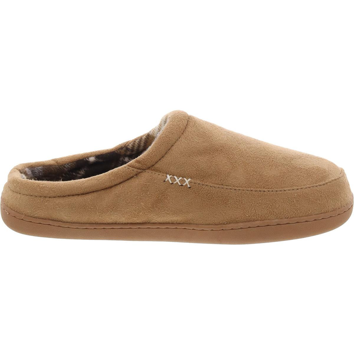 Mens Faux Fur Lined Slip-on Shoes