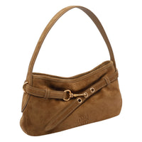 Miu Miu Women Aventure Suede Shoulder Bag