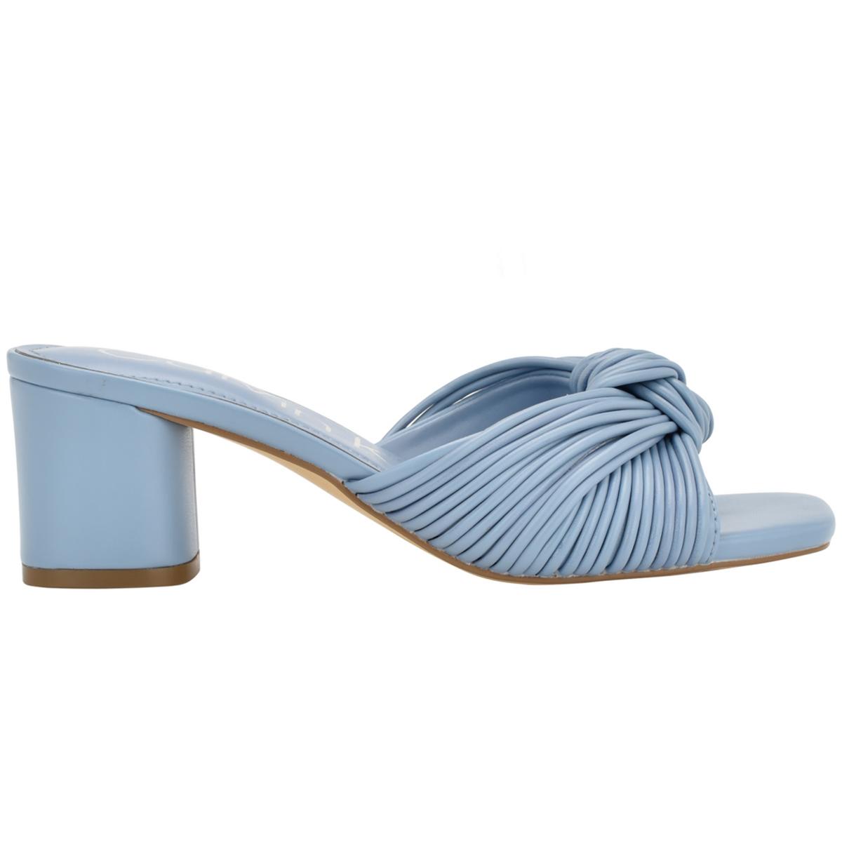 Beanca Womens Faux Leather Slip-On Strappy Sandals