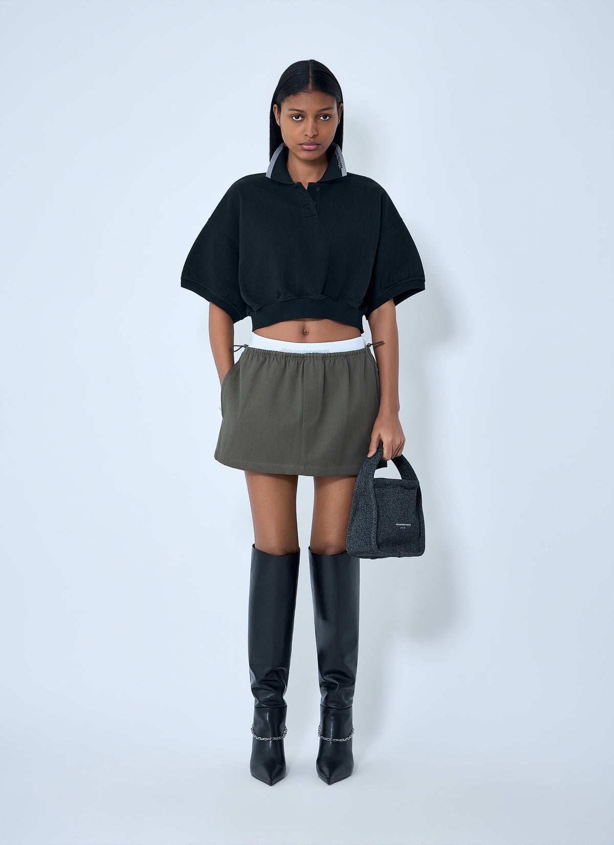 Alexander Wang Alexander Wang Women Elasticated Waist Mini Skirt