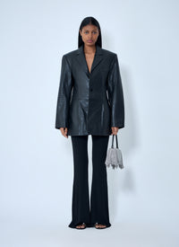 Alexander Wang Alexander Wang Women Leather Single-Breasted Blazer