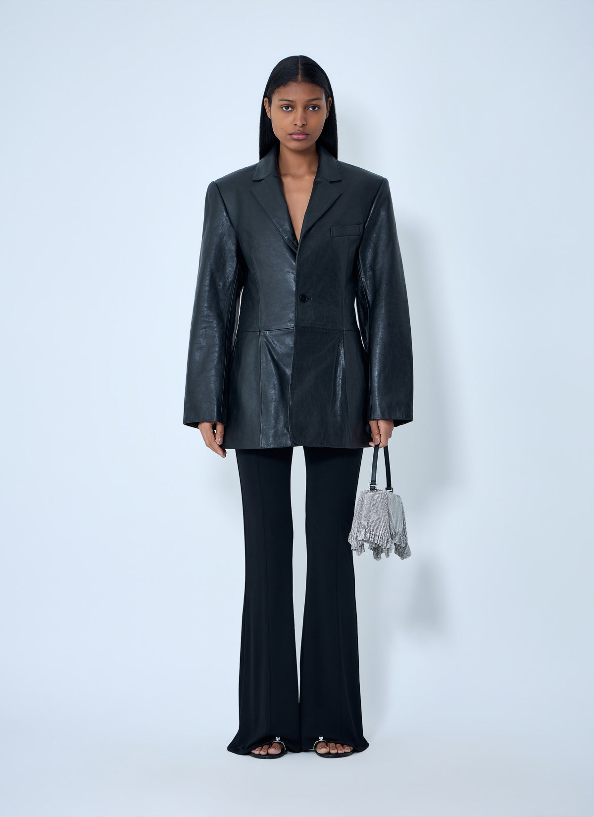 Alexander Wang Alexander Wang Women Leather Single-Breasted Blazer