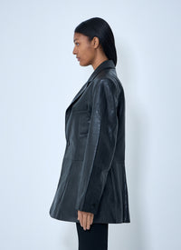 Alexander Wang Alexander Wang Women Leather Single-Breasted Blazer