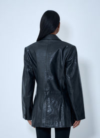 Alexander Wang Alexander Wang Women Leather Single-Breasted Blazer