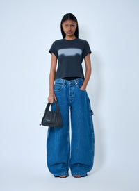 Alexander Wang Women Cotton Jersey Logo T-Shirt