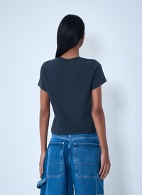 Alexander Wang Women Cotton Jersey Logo T-Shirt