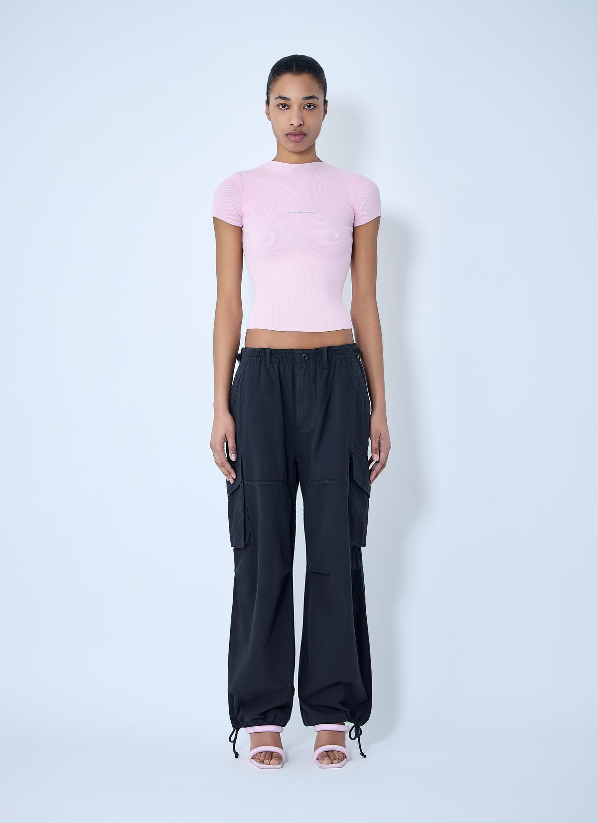 Alexander Wang Alexander Wang Women Drawstring Cargo Trousers