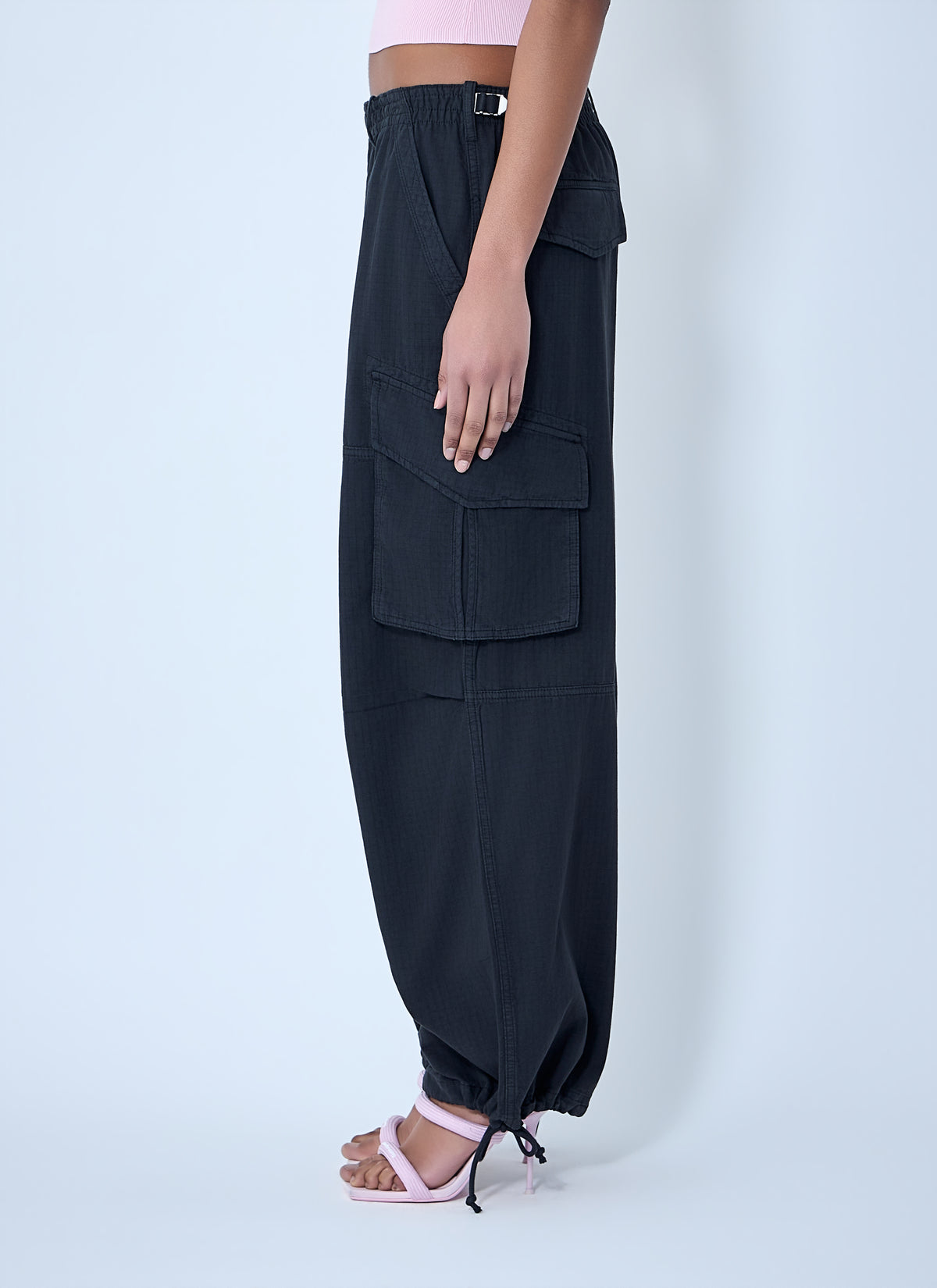Alexander Wang Alexander Wang Women Drawstring Cargo Trousers