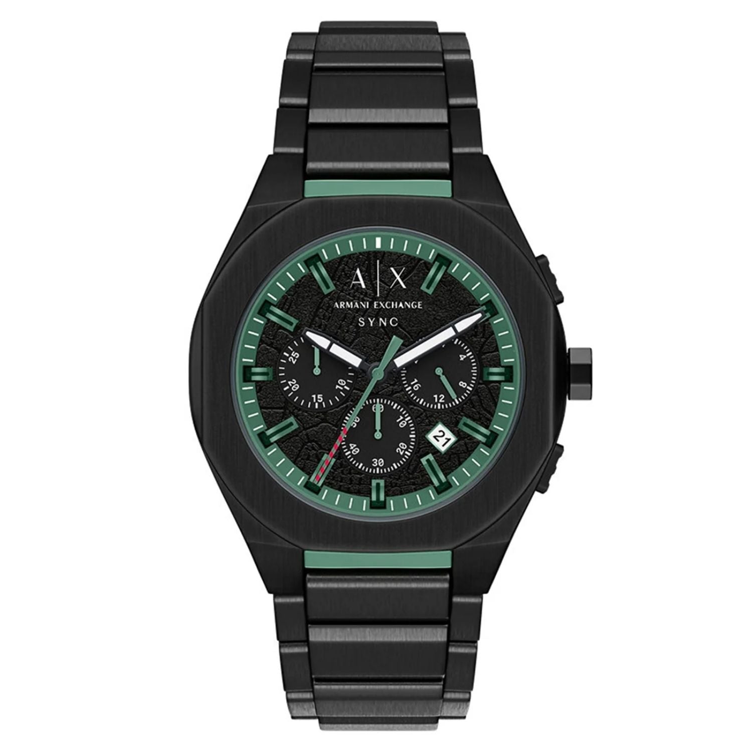 Armani Exchange Men's Sync Black Dial Watch - AX4294