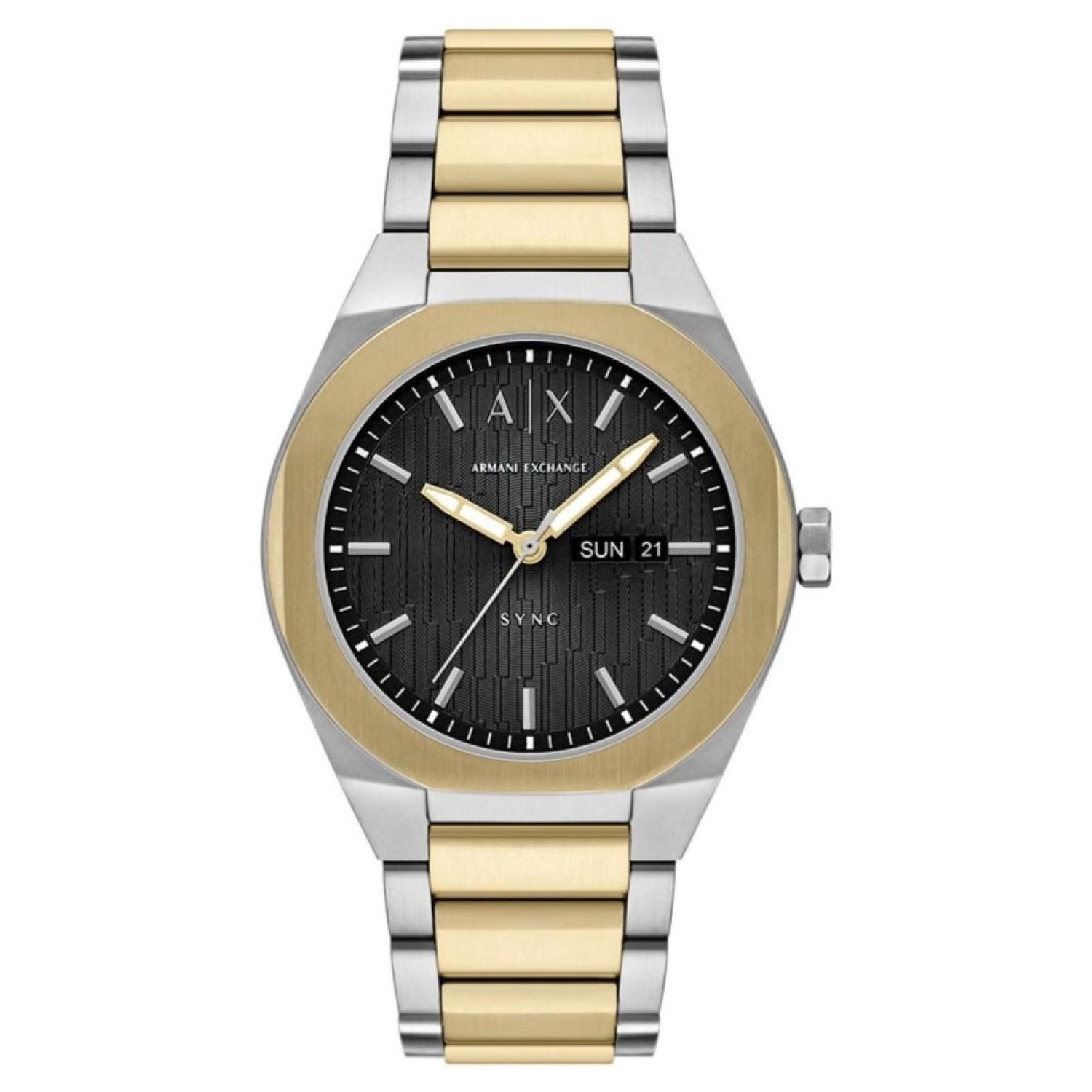 Armani Exchange Men's Sync Black Dial Watch - AX4298
