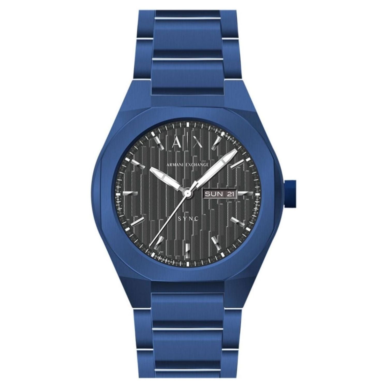 Armani Exchange Men's Sync Black Dial Watch - AX4299