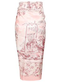Ferragamo Women Pareo With "Travel" Print