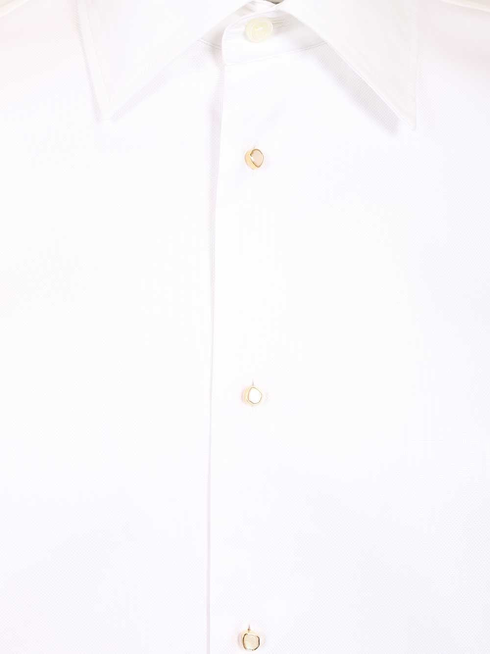 Burberry Men Slim-Fit Cotton Tuxedo Shirt