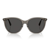 Burberry Burberry Sunglasses Cat Eye Full Rim, Transparent Grey Frame and Dark Grey Lens BE4464D416087