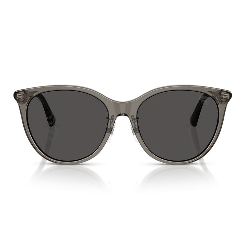 Burberry Burberry Sunglasses Cat Eye Full Rim, Transparent Grey Frame and Dark Grey Lens BE4464D416087