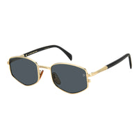 David Beckham David Beckham Sunglasses Geometric Full Rim, Gold Frame and Grey Lens DB1129/S0RHLIR
