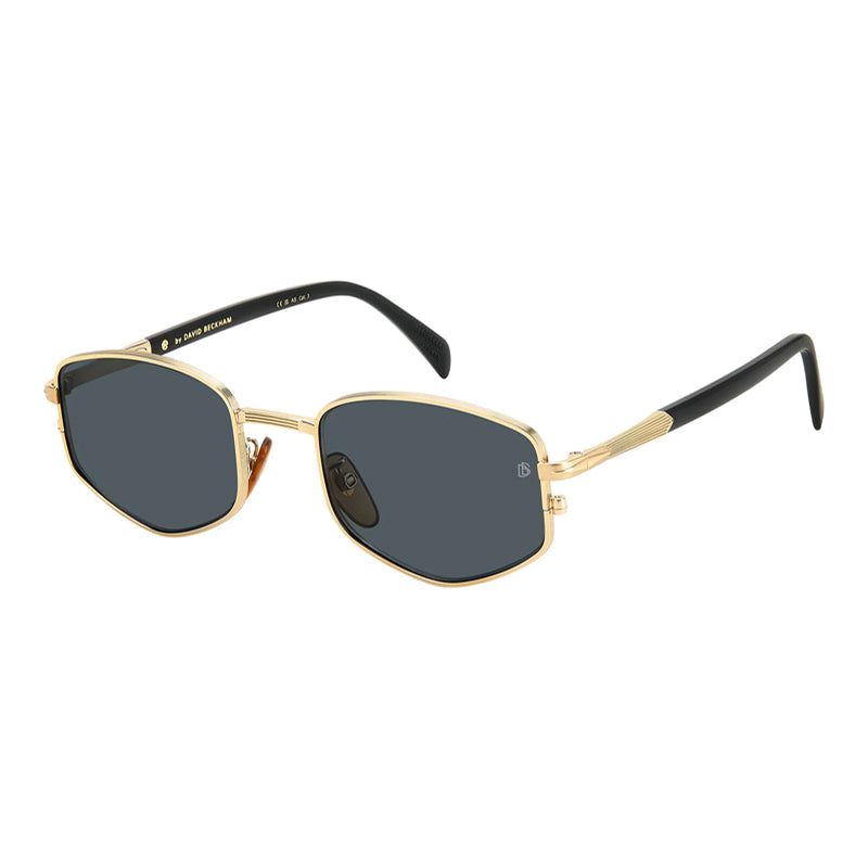 David Beckham David Beckham Sunglasses Geometric Full Rim, Gold Frame and Grey Lens DB1129/S0RHLIR