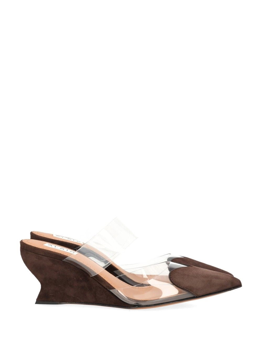 Alaïa Women “Le Cœur” Suede Mules
