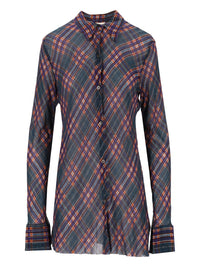 Dries Van Noten Women Form-Fitting Lurex Shirt