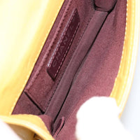 Chanel Boy Brick Flap Bag Lambskin And Plexiglass Yellow Leather Clutche & Pouche Bag (Authentic Pre-Loved)