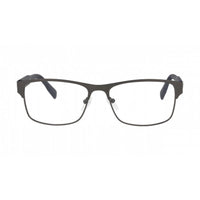 Lacoste Eyeglasses Rectangle Full Rim, Matte Grey Frame and Clear Demo Lens Lens L2294033