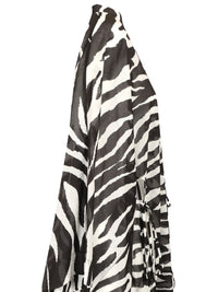 The Attico Women Zebra Print Caftan
