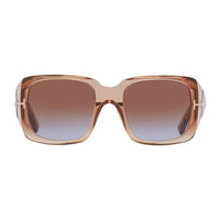 Tom Ford Sunglasses Square Full Rim, Shiny Pink Frame and Brown Lens FT103572E