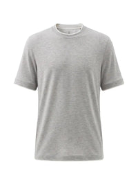 Brunello Cucinelli Men T-Shirt With Faux-Layering