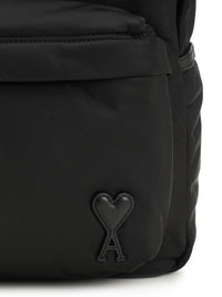 Ami Ami Women Marcel Backpack In Padded Nylon Canvas