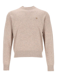 Acne Studios Men Yak Wool Blend Crew-Neck Sweater