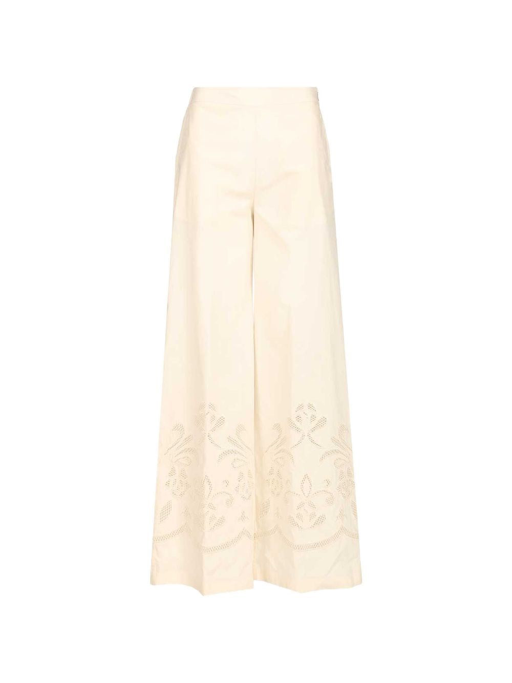 Forte_forte Forte_Forte Women "Lunamaris" Embroidery Co Popline Cropped Pants
