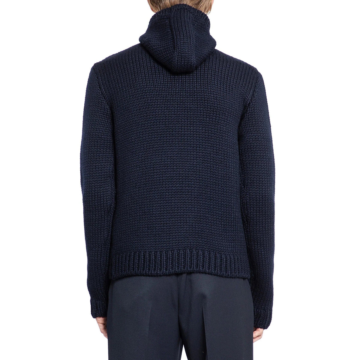 Prada Wool Hooded Sweater Men