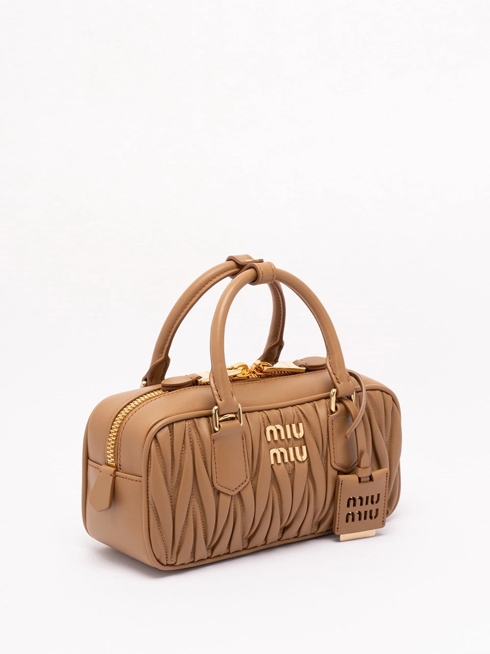 Miu Miu Women `Arcadie` Matelassé Nappa Leather Bag