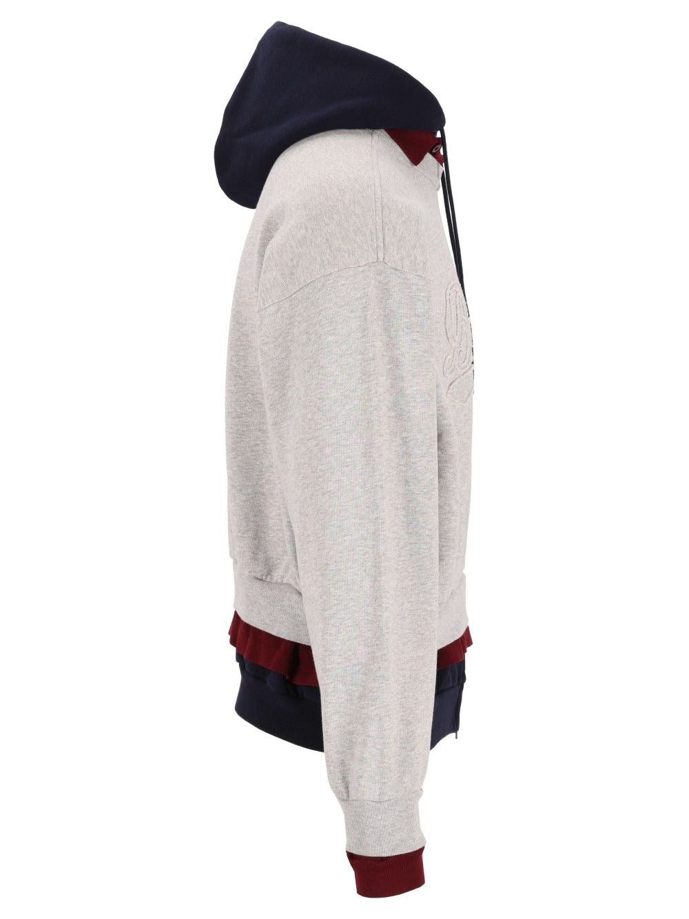 Balenciaga Men Layered Hoodie