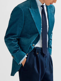 Brunello cucinelli Brunello Cucinelli Men Denim-Effect Tailor Blazer