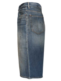 Acne Studios Men Organic Cotton Denim Shorts