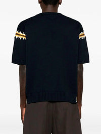 Prada Men Cotton Linen Polo Neck