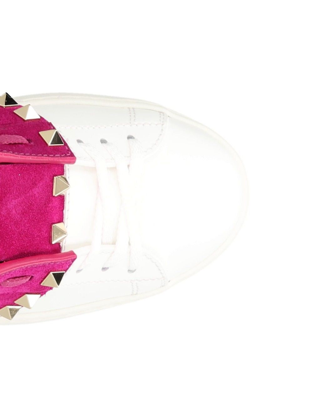 Valentino Garavani Women Rockstud Untitled Leather Sneakers