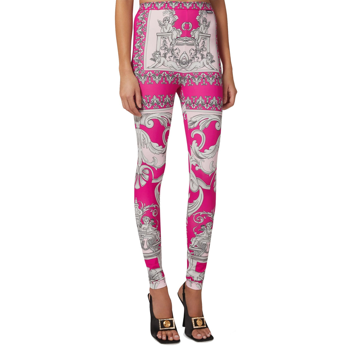 Versace Versace Baroque Print Leggings Women