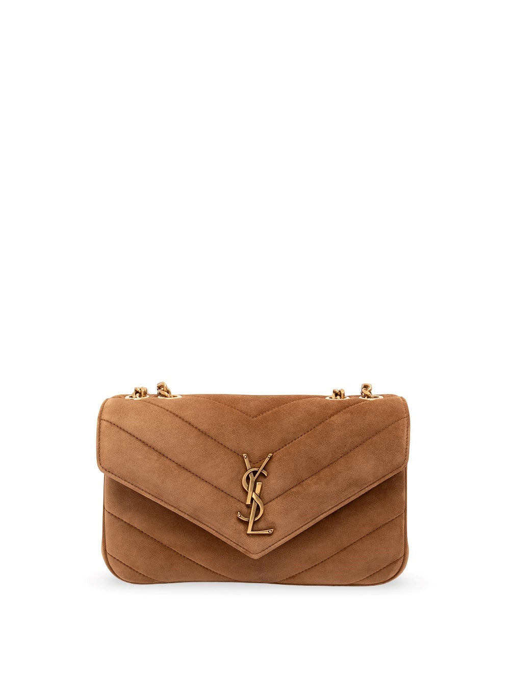 Saint Laurent Women Loulou Small In Matelasse Suede