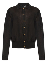 VERSACE Versace Men Cotton And Silk Cardigan