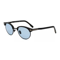Tom Ford Tom Ford Sunglasses Browline Full Rim, Shiny Black Frame and Smoke Lens FT1120-D01A