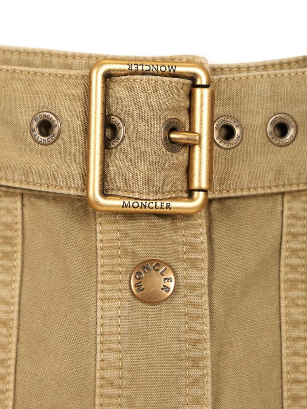 Moncler Women Cotton Midi Skirt With Belt – Bluefly