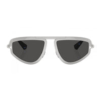 Burberry Burberry Sunglasses Geometric Full Rim, Light Gold Frame and Dark Grey Lens BE3150110987