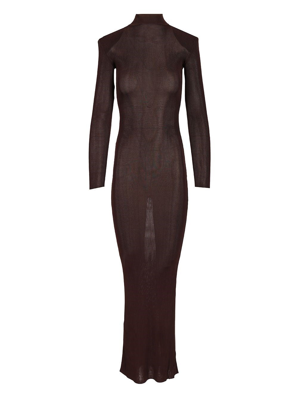 Self-Portrait Women Long Viscose Knit Dress