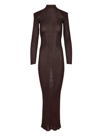 Self-Portrait Women Long Viscose Knit Dress