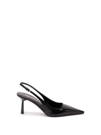 Prada Women Brushed Leather Slingback Pumps
