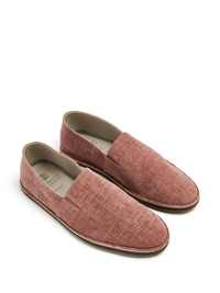 Brunello Cucinelli Textured Linen Blend Slip-On Espadrilles