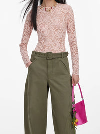 Self-portrait Self-Portrait Women Cargo Jeans