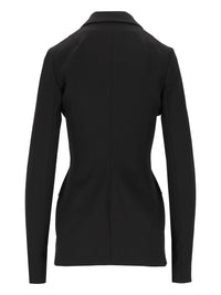 Dolce & Gabbana Women Double-Breasted Stretch Blazer